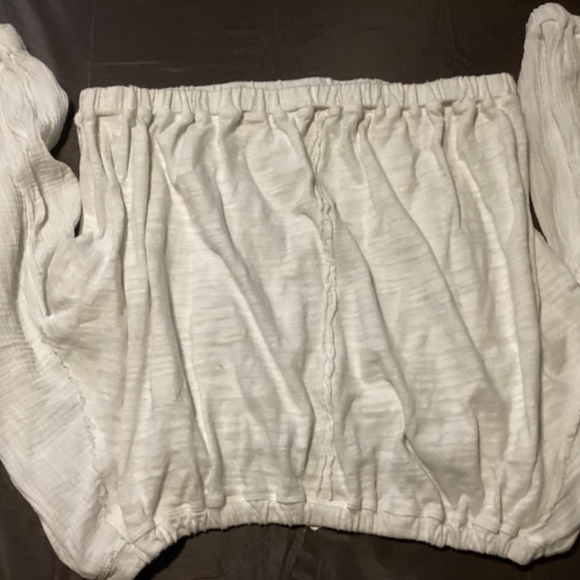 Free People size Lg in linen white - Picture 3 of 4